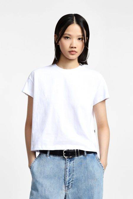 Hahaema Maglietta Donna 100% Cotone – Maniche Corte, Girocollo – Basic Alta Qualità 185 G/m²
