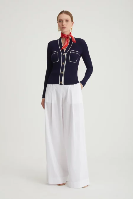 Pantalone ampio con pieghe Caractére1