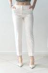 Pantaloni gamba stretta con risvolto Please (1)