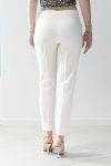 Pantaloni gamba stretta con risvolto Please (1)