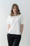 T Shirt over con fiori applicati Dixie (3)