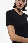 T shirt girocollo manica corta Imperial nera