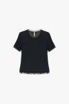 T shirt girocollo manica corta Imperial nera