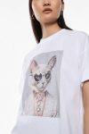 T shirt girocollo stampa gatta Imperial 0