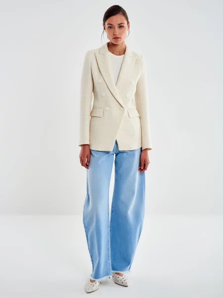 Blazer avvitato filo lurex Vicolo