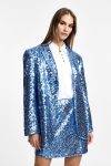 Blazer con paillettes e bottoni Please
