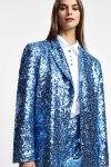 Blazer con paillettes e bottoni Please