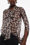 Camicia con collo a punta stampa Imperial