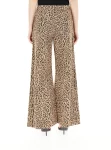 Jeans a gamba larga con stampa animalier Dixie