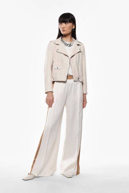 Pantaloni ampi fluidi con banda laterale Imperial