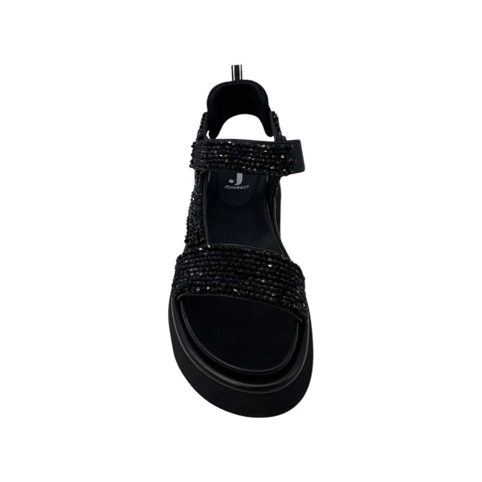 Sandali con pietrine Jeannot neri2 Sandali con pietrine Jeannot neri2