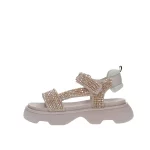 Sandali con pietrine Jeannot rosa