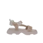 Sandali con pietrine Jeannot rosa