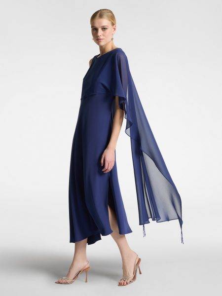 Abito lungo elegante con stola Elena Miro