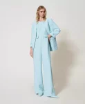 Giacca blazer in crêpe piquet Twinset Actitude