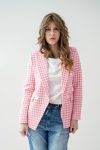 Giacca maxi pied de poule Vicolo (3)