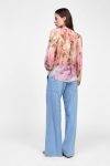 Jeans ampi con cintura decorativa Dixie