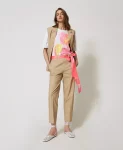 Pantaloni MYFO con cintura Twinset Actitude