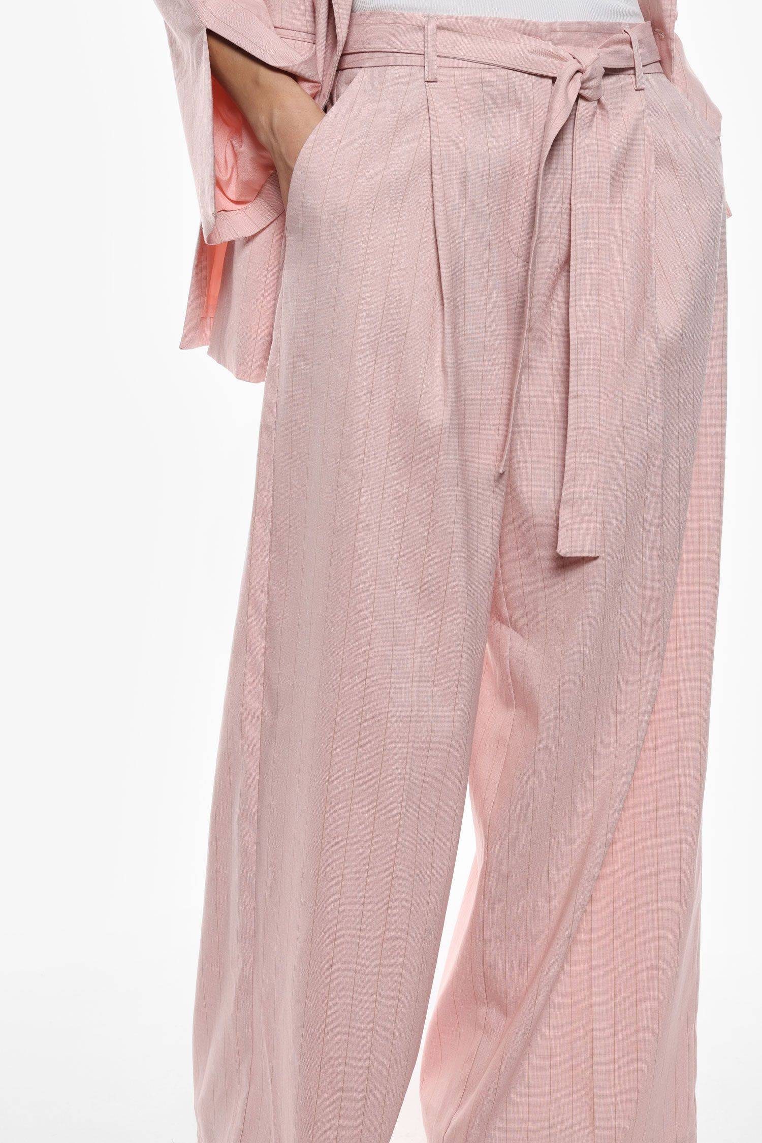 Pantaloni a righe wide leg Imperial 1 Pantaloni a righe wide leg Imperial 1