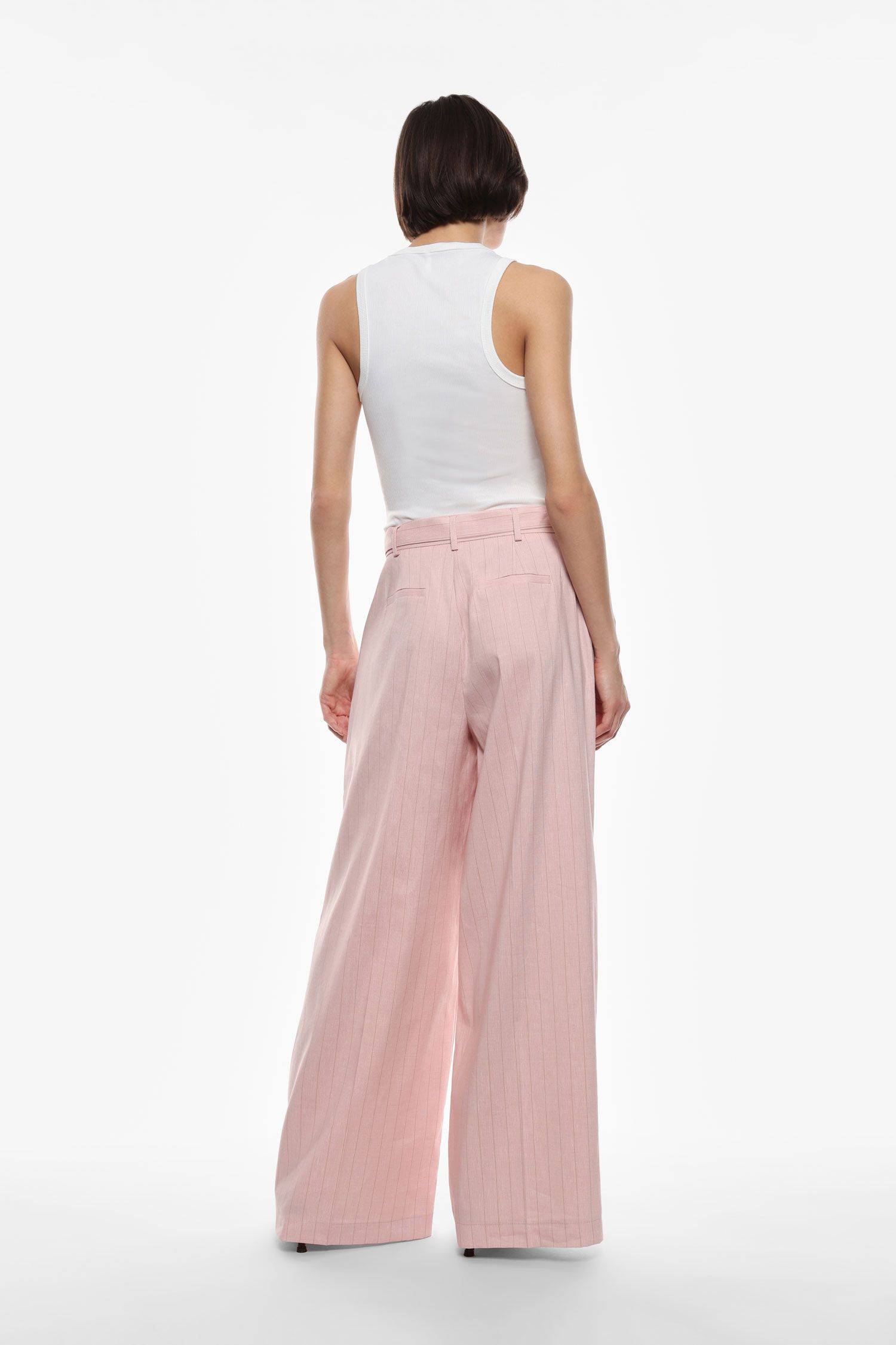 Pantaloni a righe wide leg Imperial Pantaloni a righe wide leg Imperial