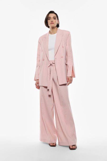 Pantaloni a righe wide leg Imperial