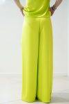 Pantaloni ampi fluidi in raso Caractére (1)
