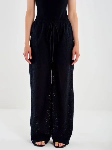 Pantaloni in pizzo sangallo Vicolo 0