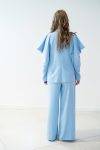 Pantaloni palazzo con pinces Vicolo (2)