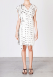 Abito lines & dots silk a port Alysi
