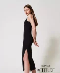 Abito lungo con paillettes Twinset Actitude 1