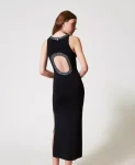Abito lungo con paillettes Twinset Actitude 1