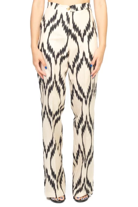 Pantalone palazzo in fantasia Vicolo