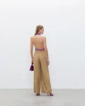 Pantaloni in popeline con pinces Jijil