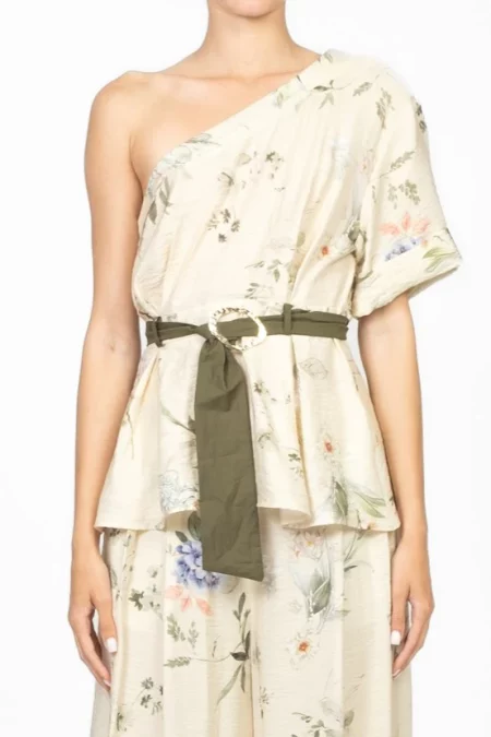Top monospalla con cinta Imperial