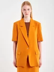 Blazer maniche corte misto lino Vicolo
