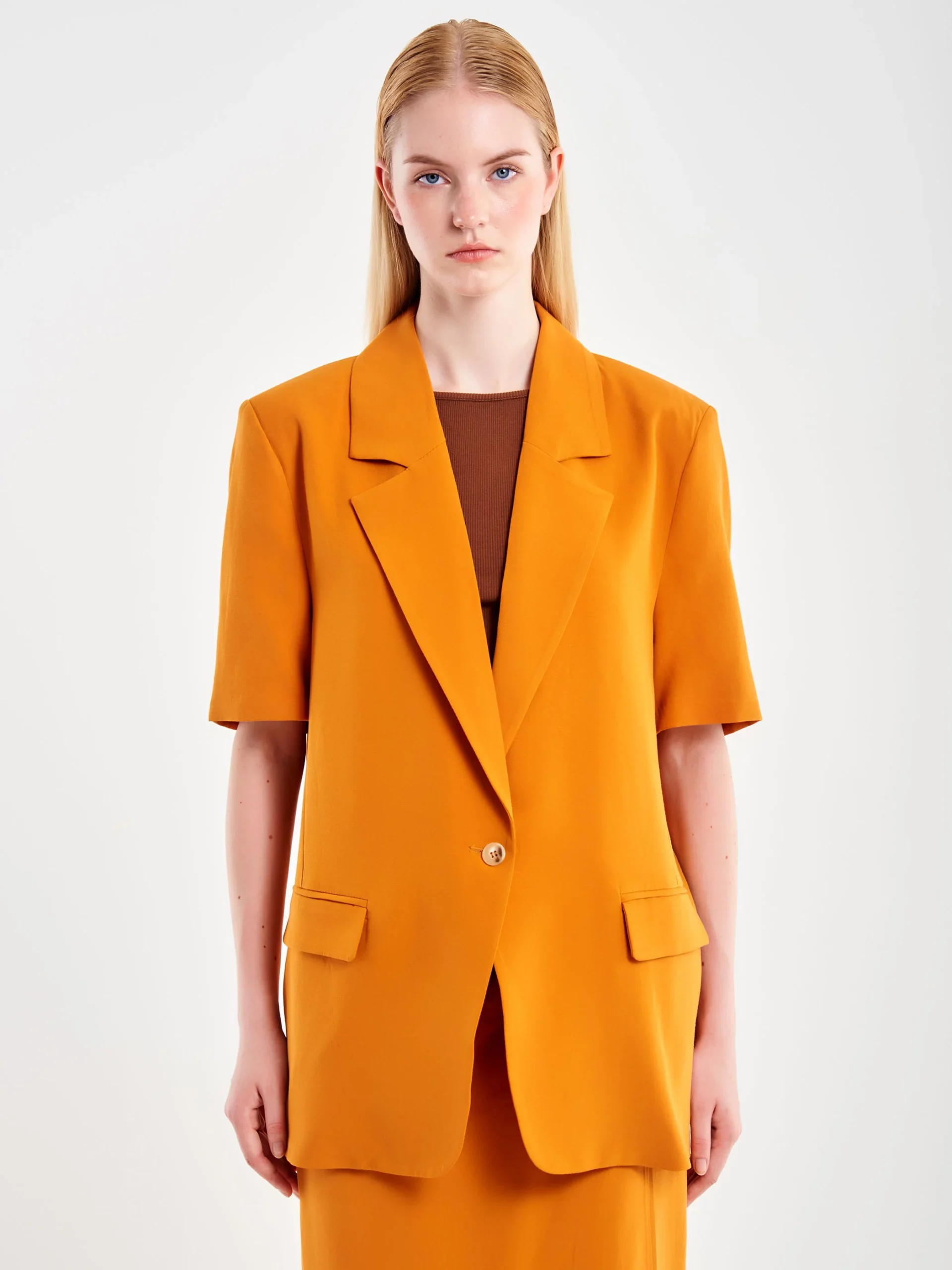 Blazer maniche corte misto lino Vicolo 0 Blazer maniche corte misto lino Vicolo 0