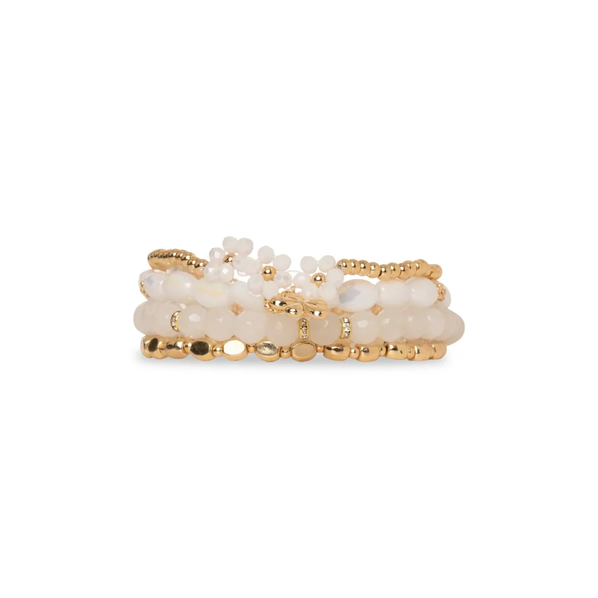 Bracciale elastico 4 linee con pietre Mya Accessories 2 Bracciale elastico 4 linee con pietre Mya Accessories 2