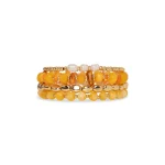 Bracciale elastico 4 linee con pietre Mya Accessories