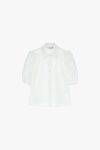 Camicia con ricamo e maniche corte Please