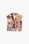Camicia senza maniche con stampa Please