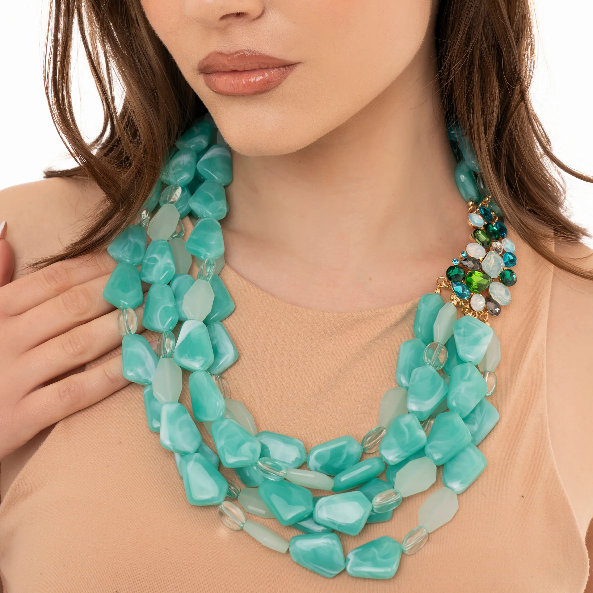 Collana con pietre e con inserto Mya Accessories 0 Collana con pietre e con inserto Mya Accessories 0