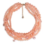 Collana multifili in acrilico e vetro Mya Accessories 4