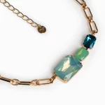 Girocollo metallo con inserti in vetro Mya Accessories 1