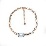 Girocollo metallo con inserti in vetro Mya Accessories 1