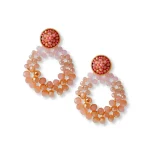 Orecchini in ottone con cristalli Mya Accessories