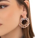 Orecchini in ottone con cristalli Mya Accessories
