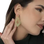 Orecchini in ottone con microcristalli Mya Accessories 1