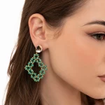 Orecchini in ottone con microcristalli Mya Accessories 1