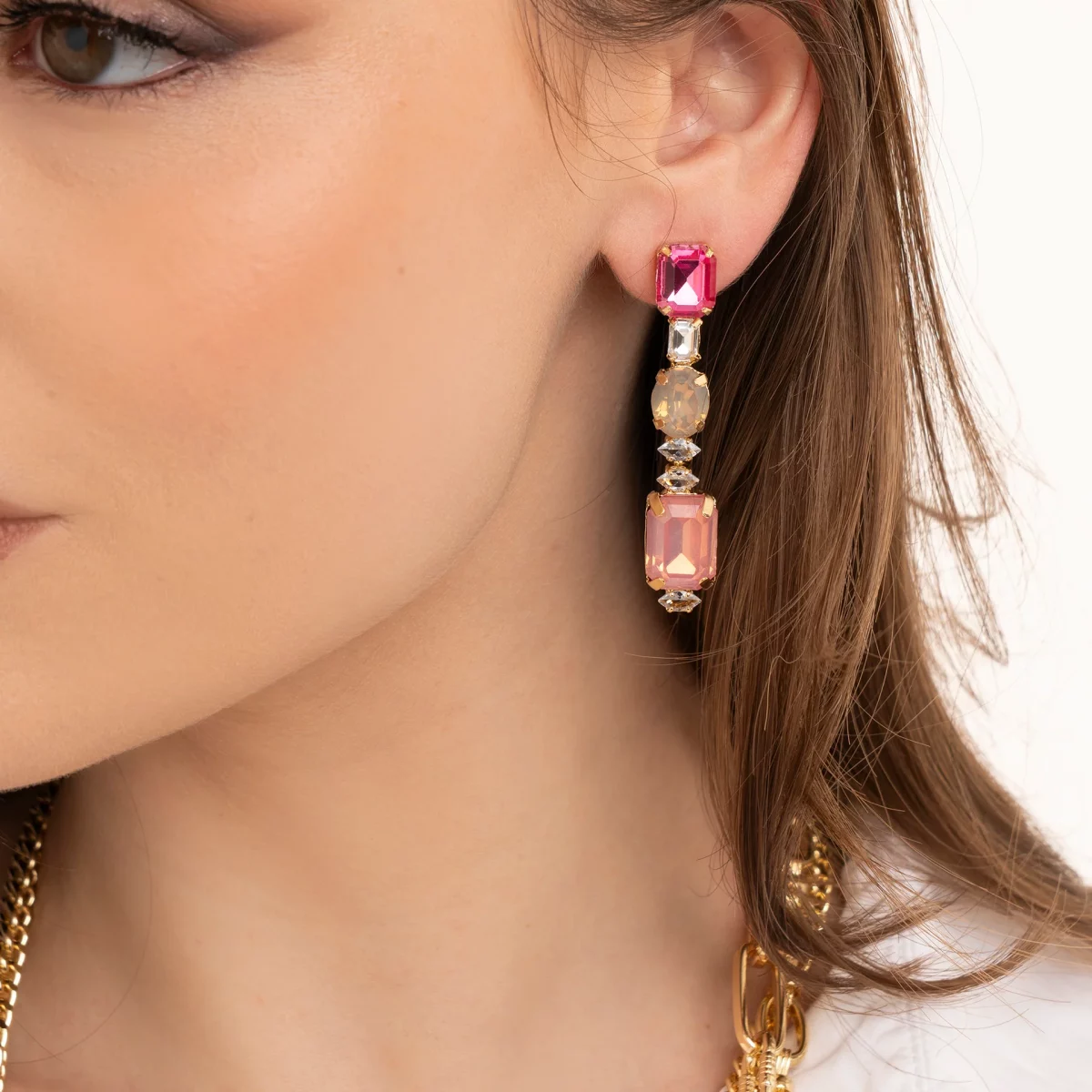 Orecchini pendenti con pietre Mya Accessories 2 Orecchini pendenti con pietre Mya Accessories 2