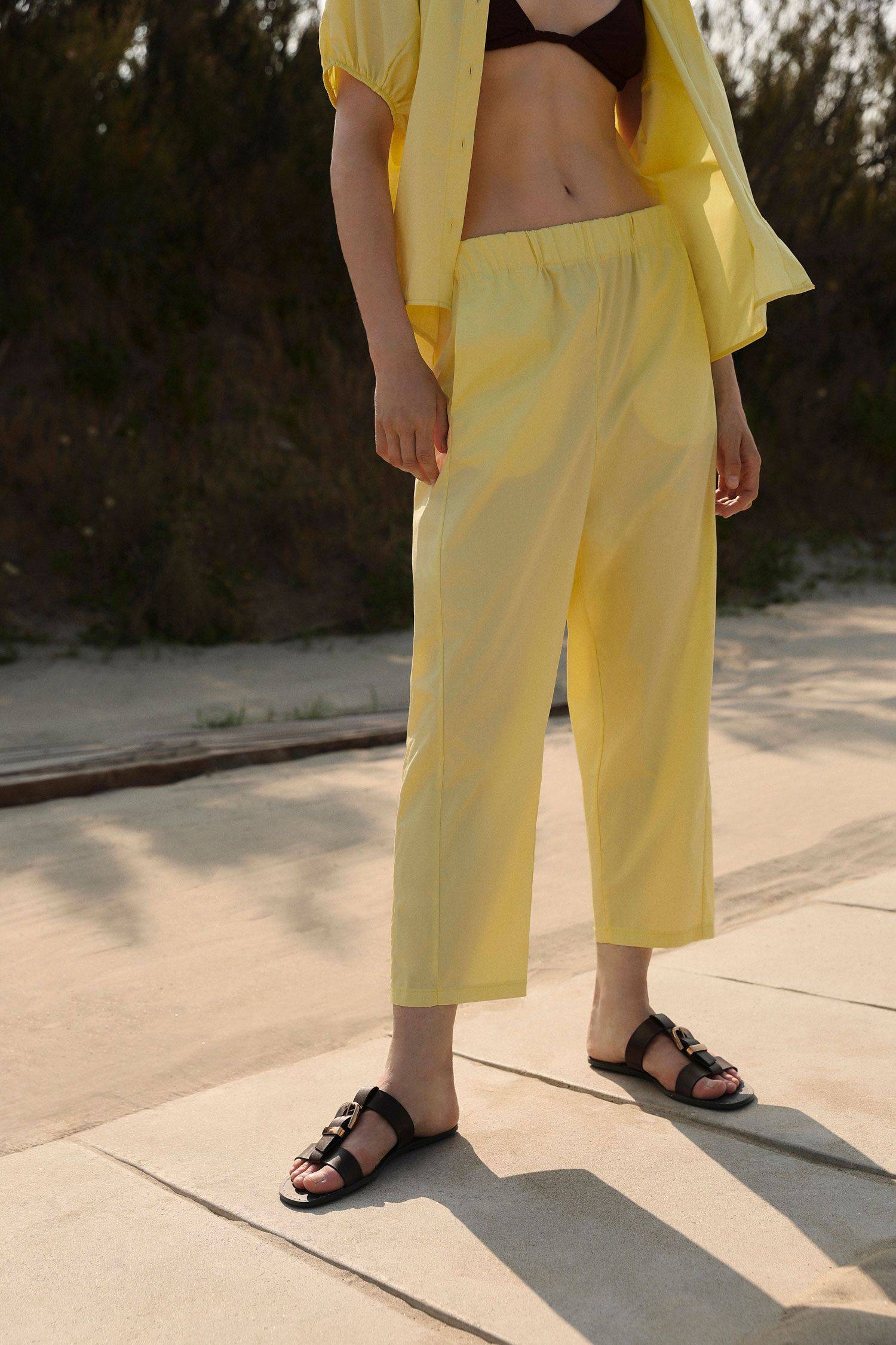 Pantalone cropped a vita media Imperial 2 Pantalone cropped a vita media Imperial 2